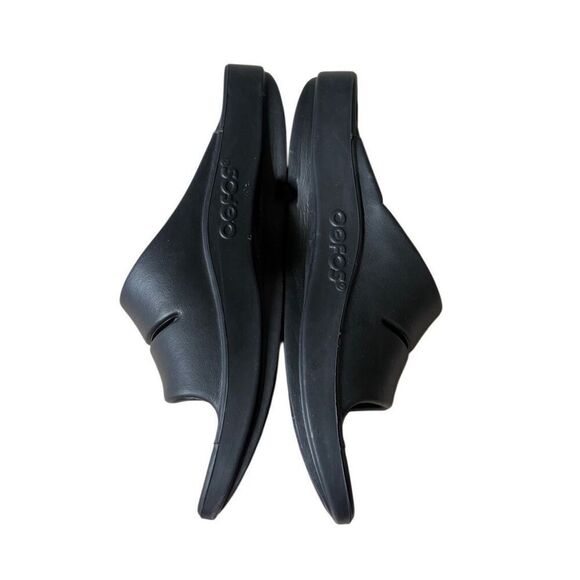 OOFOS MEN'S OOAHH SLIDES SANDALS BLACK size 7 Comfort Recovery - Picture 4 of 9